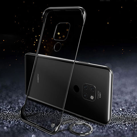 Cover Crystal Trasparente Rigida Cover S02 per Huawei Mate 20 Nero