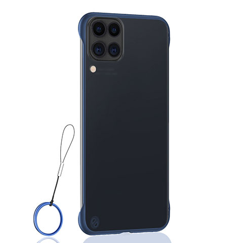 Cover Crystal Trasparente Rigida Cover S02 per Huawei P40 Lite Blu