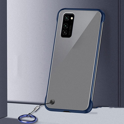 Cover Crystal Trasparente Rigida Cover S03 per Huawei Honor V30 5G Blu