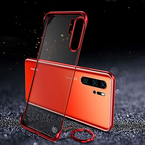 Cover Crystal Trasparente Rigida Cover S03 per Huawei P30 Pro Rosso