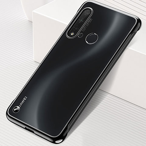 Cover Crystal Trasparente Rigida Cover S04 per Huawei P20 Lite (2019) Nero