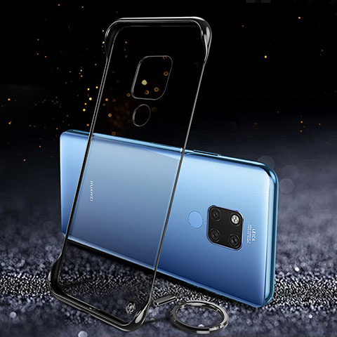 Cover Crystal Trasparente Rigida Cover S05 per Huawei Mate 20 X 5G Nero