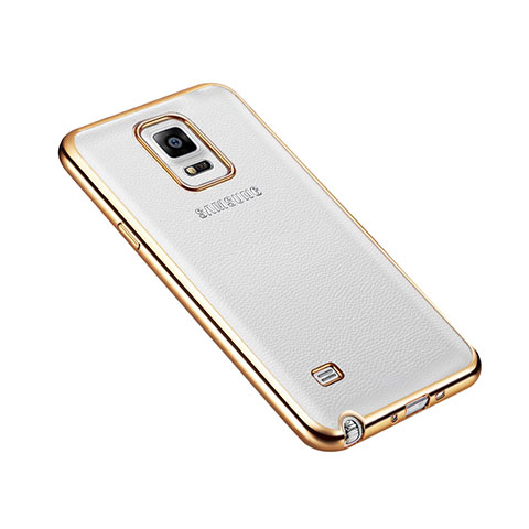 Cover Lusso Alluminio Laterale per Samsung Galaxy Note 4 SM-N910F Oro