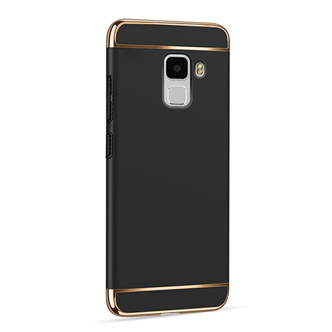 Cover Lusso Alluminio per Huawei Honor 7 Dual SIM Nero