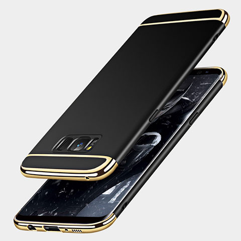 Cover Lusso Metallo Laterale e Plastica per Samsung Galaxy S8 Nero