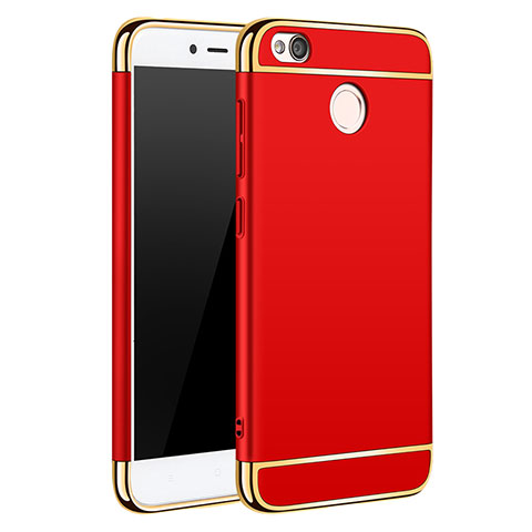 Cover Lusso Metallo Laterale e Plastica per Xiaomi Redmi 4X Rosso