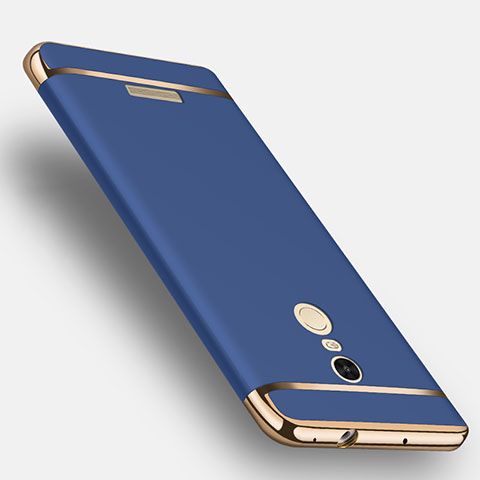 Cover Lusso Metallo Laterale e Plastica per Xiaomi Redmi Note 3 MediaTek Blu