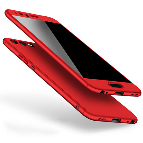 Cover Plastica Rigida Opaca M02 per Huawei P10 Rosso