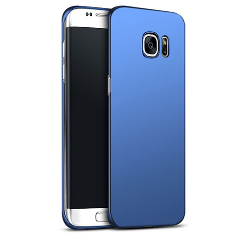 Cover Plastica Rigida Opaca M02 per Samsung Galaxy S6 Edge+ Plus SM-G928F Blu