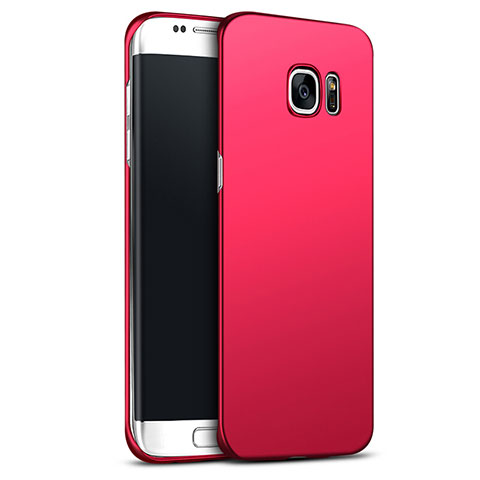 Cover Plastica Rigida Opaca M02 per Samsung Galaxy S6 Edge+ Plus SM-G928F Rosso