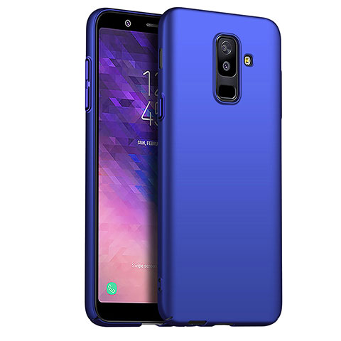 Cover Plastica Rigida Opaca M03 per Samsung Galaxy A6 Plus Blu