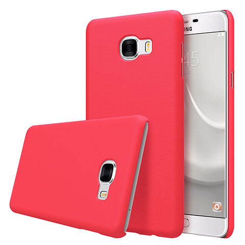 Cover Plastica Rigida Opaca M08 per Samsung Galaxy C7 SM-C7000 Rosso