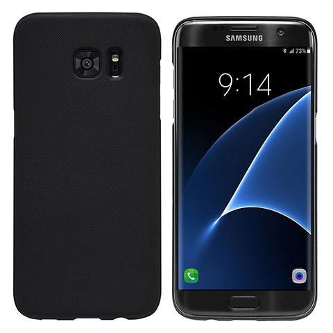 Cover Plastica Rigida Opaca M10 per Samsung Galaxy S7 Edge G935F Nero