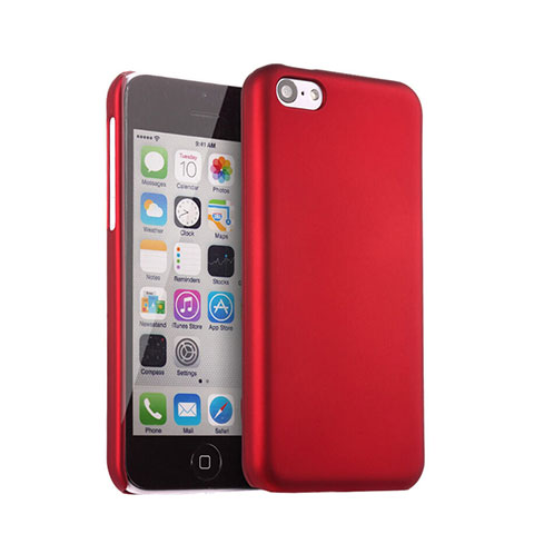 Cover Plastica Rigida Opaca per Apple iPhone 5C Rosso