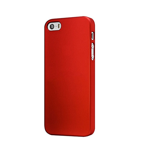 Cover Plastica Rigida Opaca per Apple iPhone 5S Rosso