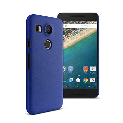 Cover Plastica Rigida Opaca per Google Nexus 5X Blu