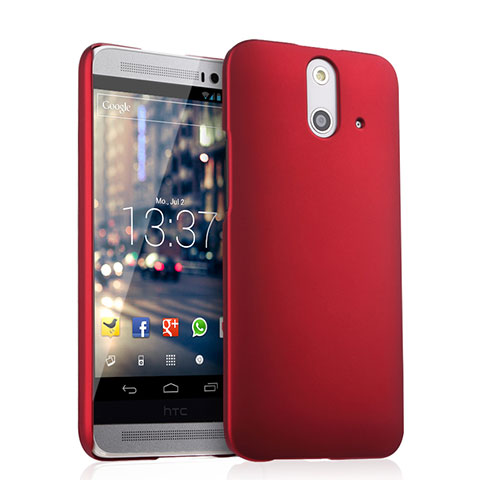 Cover Plastica Rigida Opaca per HTC One E8 Rosso