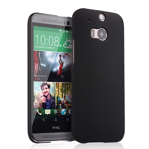 Cover Plastica Rigida Opaca per HTC One M8 Nero