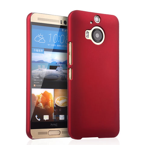 Cover Plastica Rigida Opaca per HTC One M9 Plus Rosso