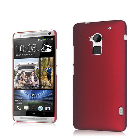 Cover Plastica Rigida Opaca per HTC One Max Rosso