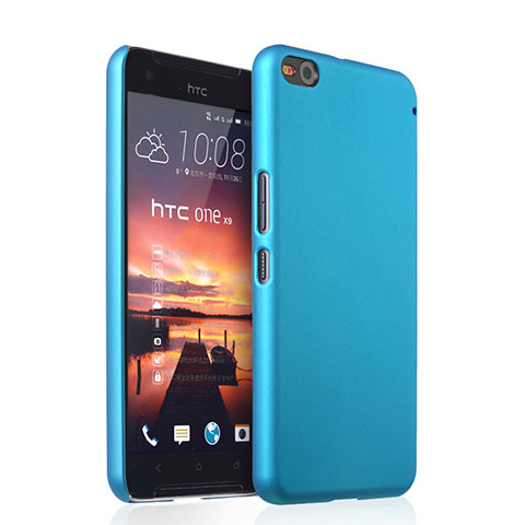 Cover Plastica Rigida Opaca per HTC One X9 Cielo Blu
