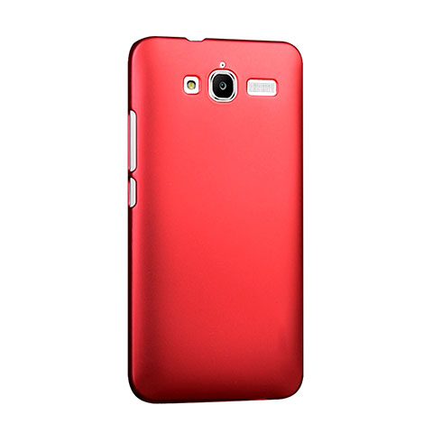Cover Plastica Rigida Opaca per Huawei Ascend GX1 Rosso