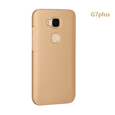 Cover Plastica Rigida Opaca per Huawei G8 Oro