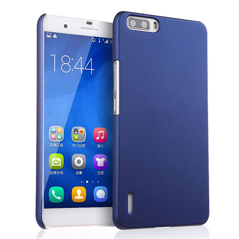 Cover Plastica Rigida Opaca per Huawei Honor 6 Plus Blu