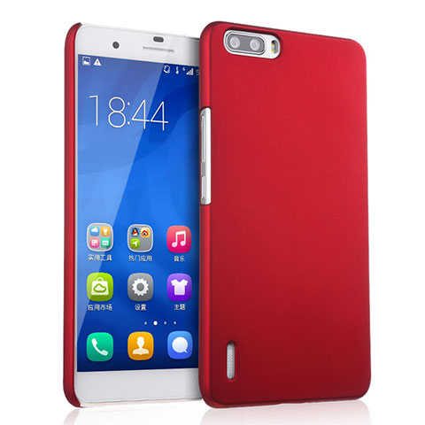 Cover Plastica Rigida Opaca per Huawei Honor 6 Plus Rosso