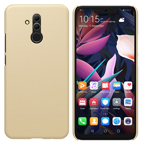 Cover Plastica Rigida Opaca per Huawei Mate 20 Lite Oro