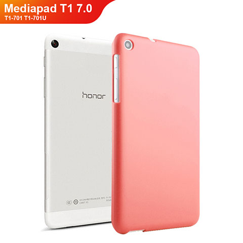 Cover Plastica Rigida Opaca per Huawei Mediapad T1 7.0 T1-701 T1-701U Rosso