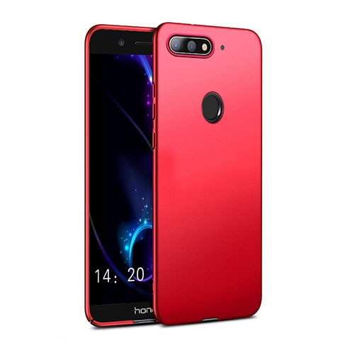 Cover Plastica Rigida Opaca per Huawei Y6 Prime (2018) Rosso
