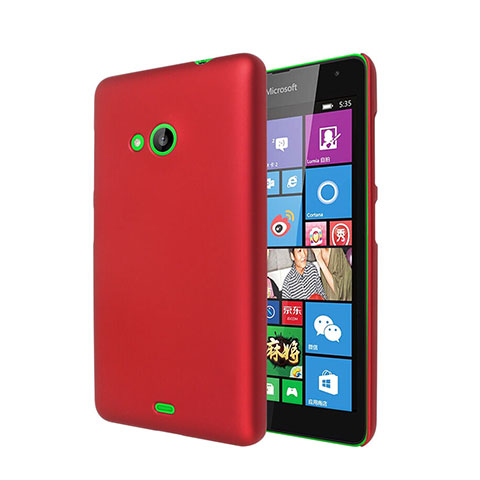 Cover Plastica Rigida Opaca per Microsoft Lumia 535 Rosso