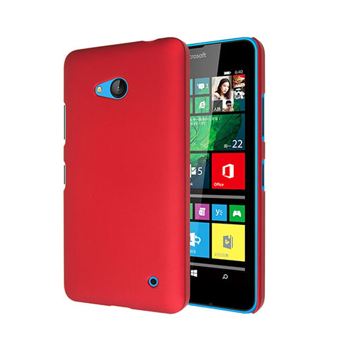 Cover Plastica Rigida Opaca per Microsoft Lumia 640 Rosso