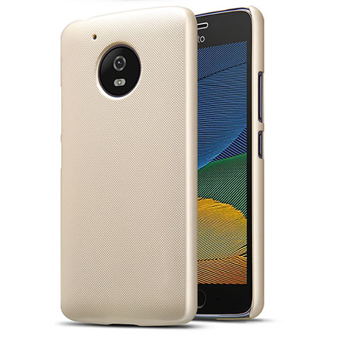 Cover Plastica Rigida Opaca per Motorola Moto G5 Oro