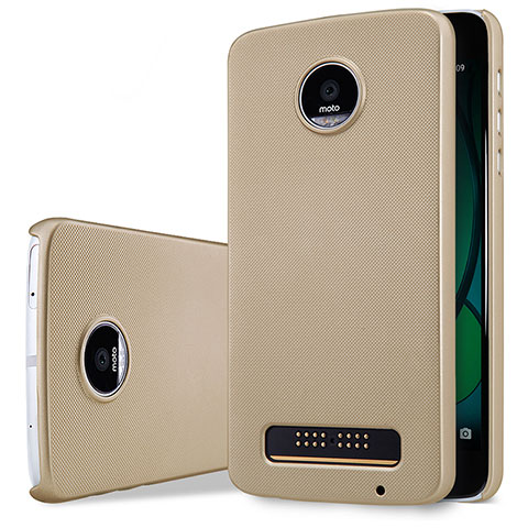 Cover Plastica Rigida Opaca per Motorola Moto Z Play Oro