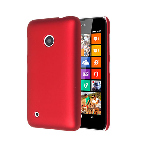 Cover Plastica Rigida Opaca per Nokia Lumia 530 Rosso