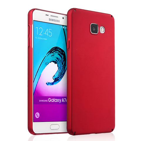 Cover Plastica Rigida Opaca per Samsung Galaxy A7 (2016) A7100 Rosso
