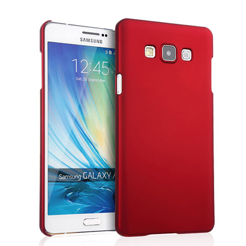 Cover Plastica Rigida Opaca per Samsung Galaxy A7 Duos SM-A700F A700FD Rosso