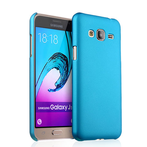 Cover Plastica Rigida Opaca per Samsung Galaxy J3 (2016) J320F J3109 Cielo Blu