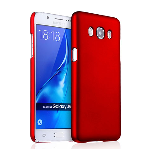 Cover Plastica Rigida Opaca per Samsung Galaxy J5 Duos (2016) Rosso