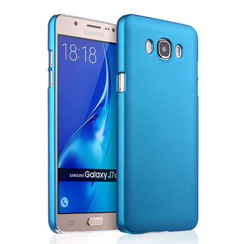 Cover Plastica Rigida Opaca per Samsung Galaxy J7 (2016) J710F J710FN Cielo Blu