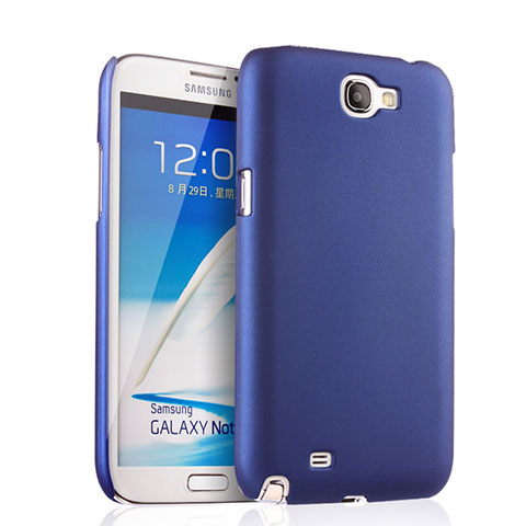 Cover Plastica Rigida Opaca per Samsung Galaxy Note 2 N7100 N7105 Blu