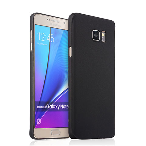 Cover Plastica Rigida Opaca per Samsung Galaxy Note 5 N9200 N920 N920F Nero