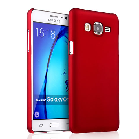Cover Plastica Rigida Opaca per Samsung Galaxy On5 G550FY Rosso