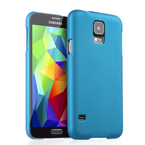 Cover Plastica Rigida Opaca per Samsung Galaxy S5 G900F G903F Cielo Blu