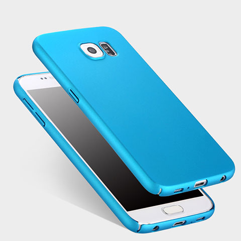 Cover Plastica Rigida Opaca per Samsung Galaxy S6 Duos SM-G920F G9200 Cielo Blu