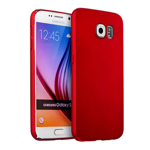 Cover Plastica Rigida Opaca per Samsung Galaxy S6 Duos SM-G920F G9200 Rosso