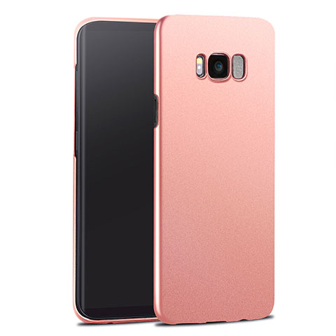 Cover Plastica Rigida Opaca per Samsung Galaxy S8 Plus Oro Rosa