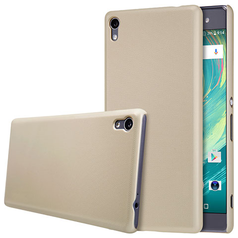 Cover Plastica Rigida Opaca per Sony Xperia XA Ultra Oro